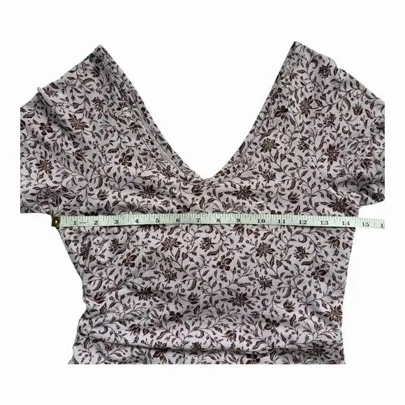 Pact Fit & Flare Crossback Maxi Dress Small Organic Cotton Pockets Prairiecore - Picture 8 of 12